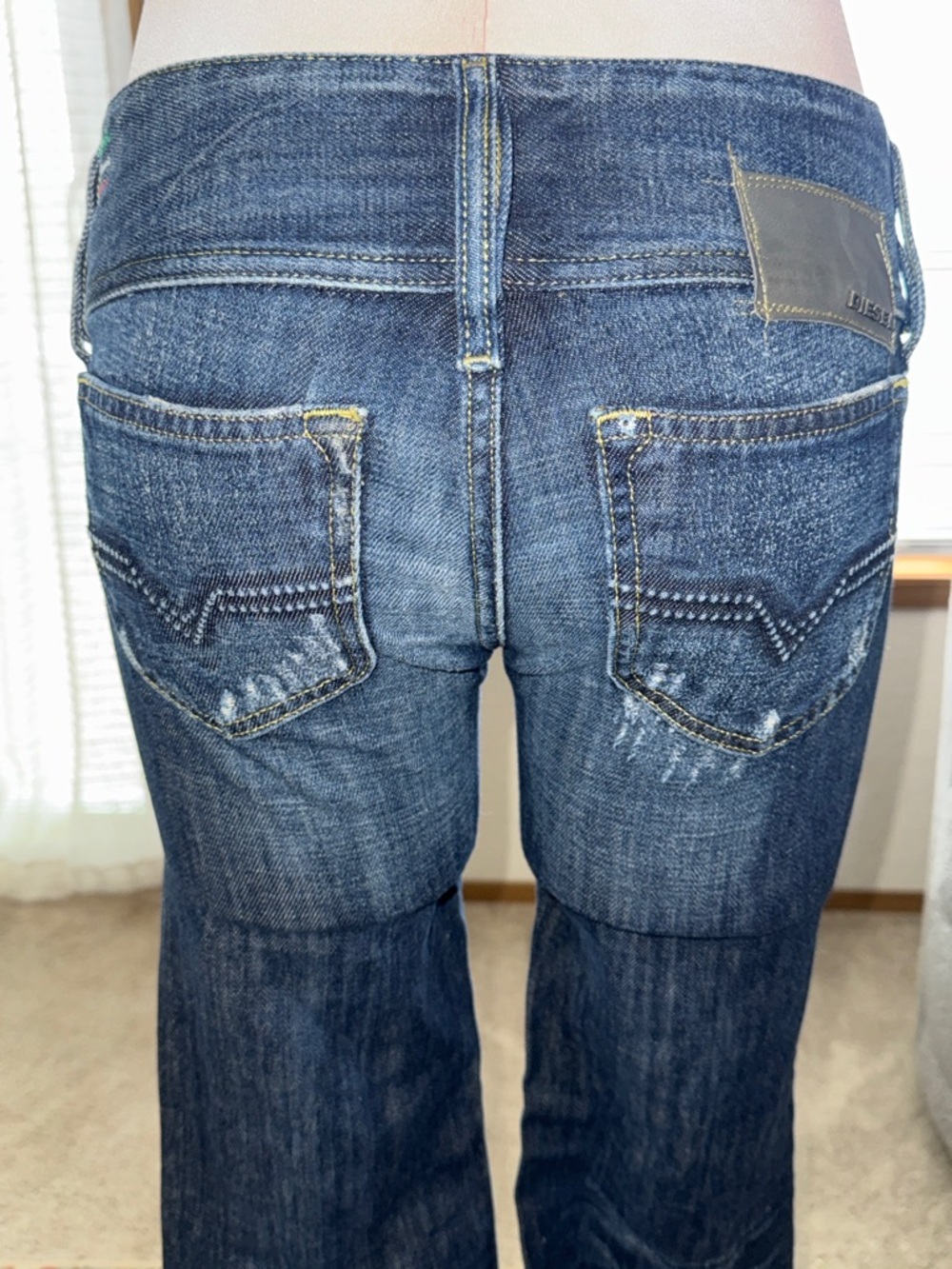 Diesel Dark Blue Women's boot cut Jeans - Picture 4 of 10